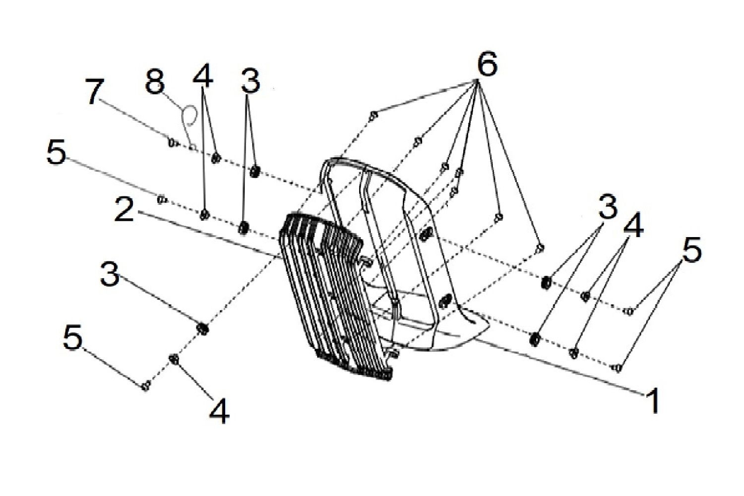 20 - Vue Protection de radiateur