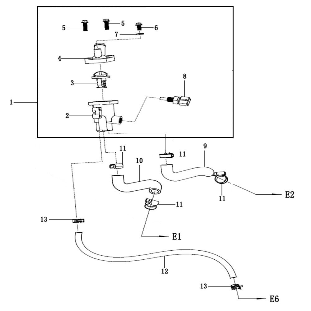 8 - Vue Thermostat - sonde