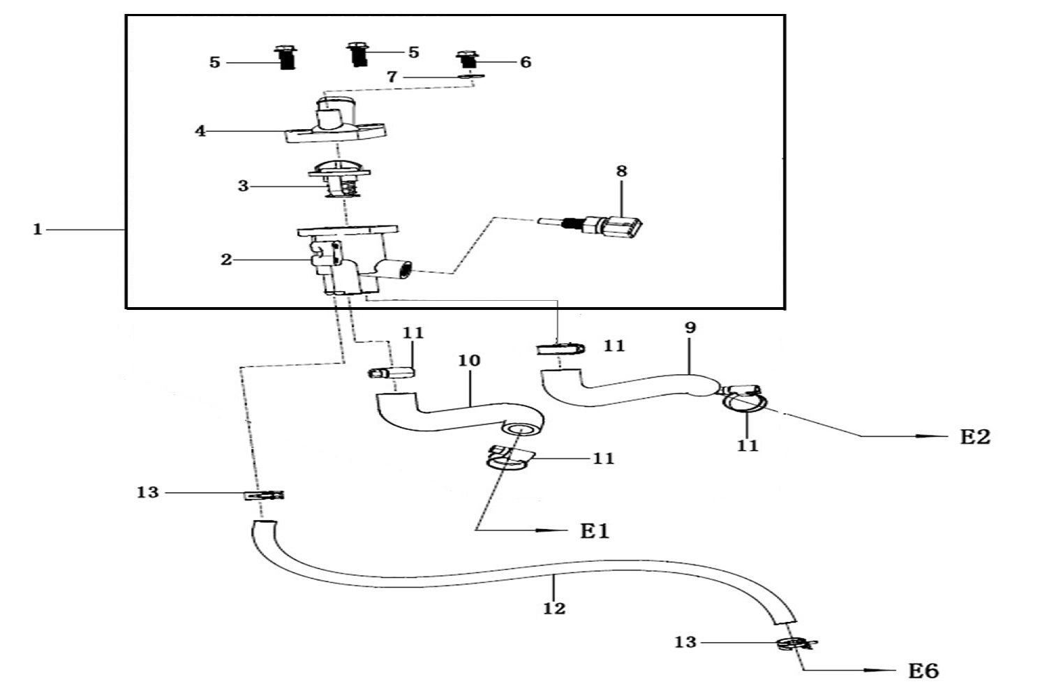 8 - Vue Thermostat - sonde