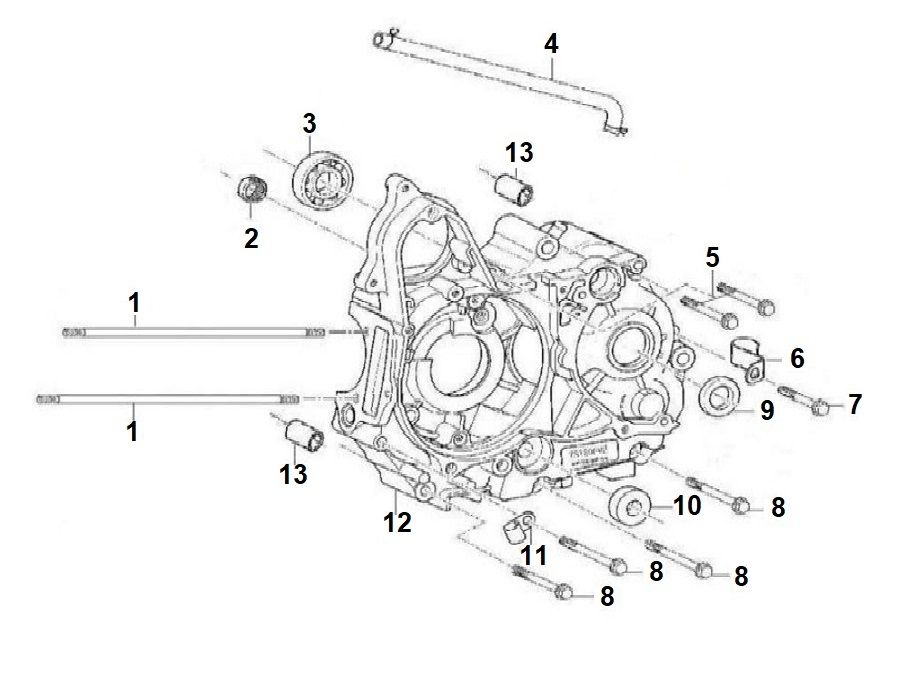 Vue Carter moteur gauche