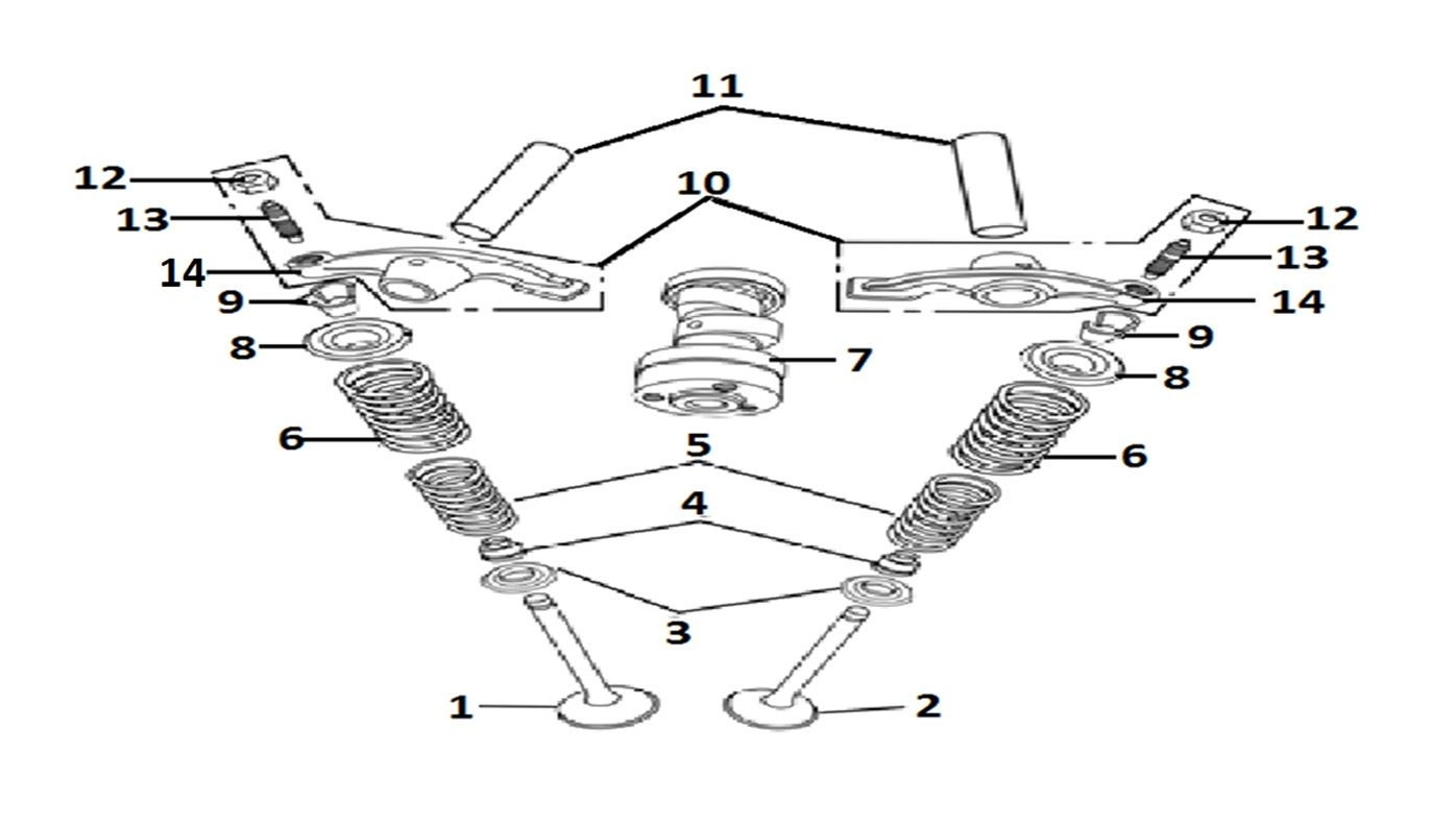 4 - Vue arbre a came - soupape