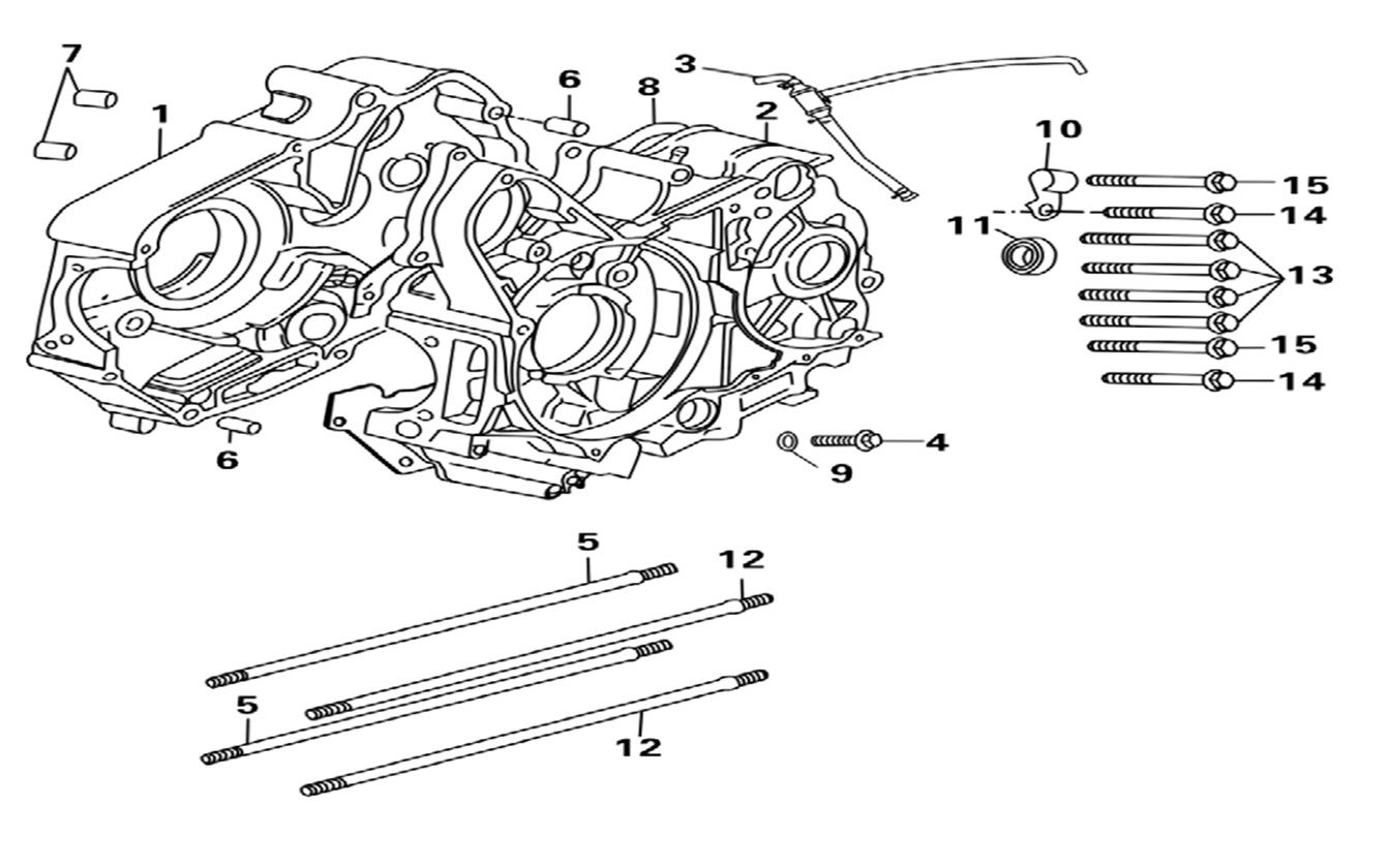 10 - Vue carter moteur central
