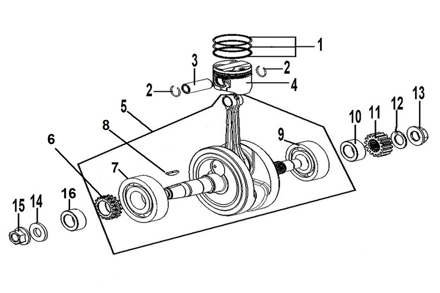 8 - Villebrequin - piston - segmentation