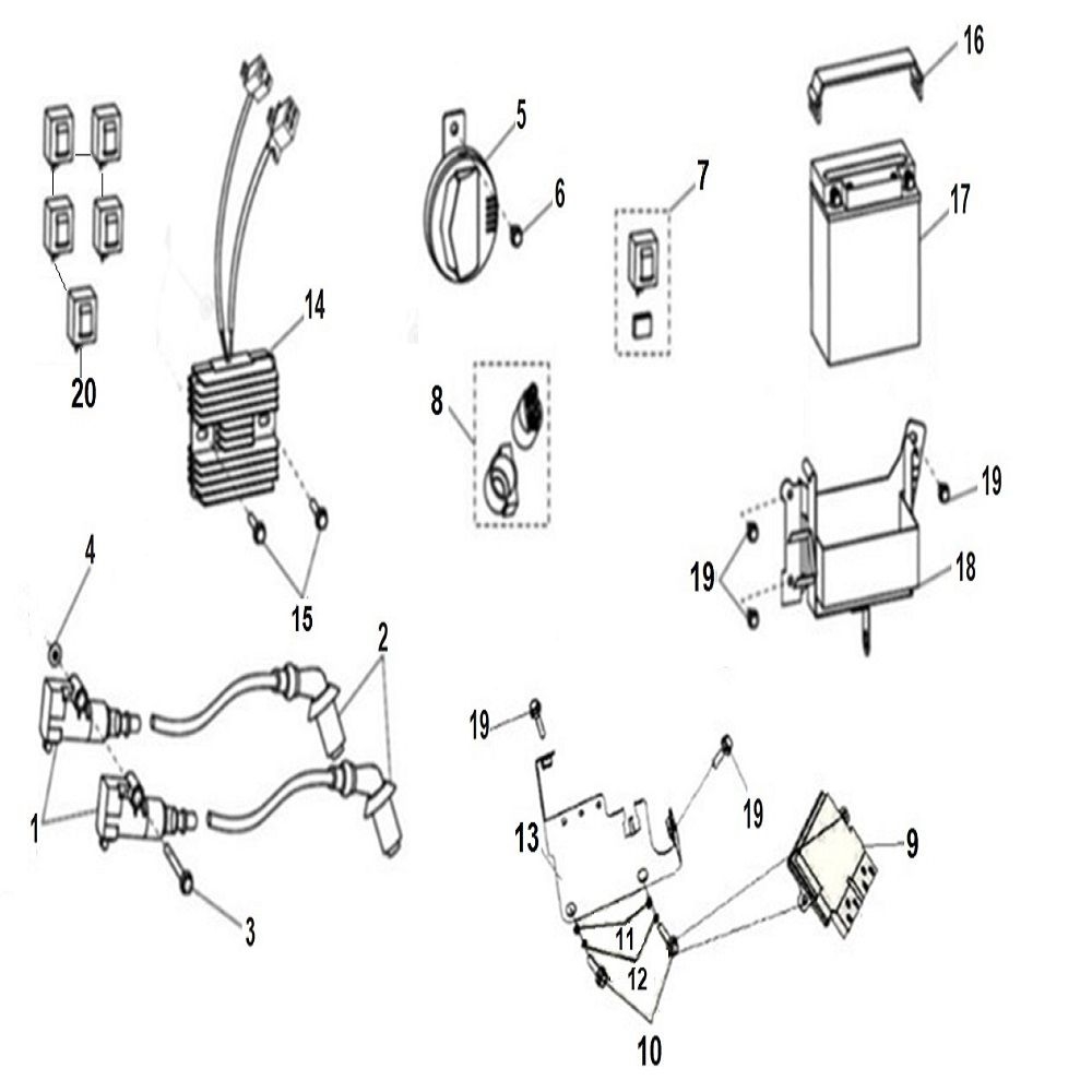 14 - Vue  composant electrique